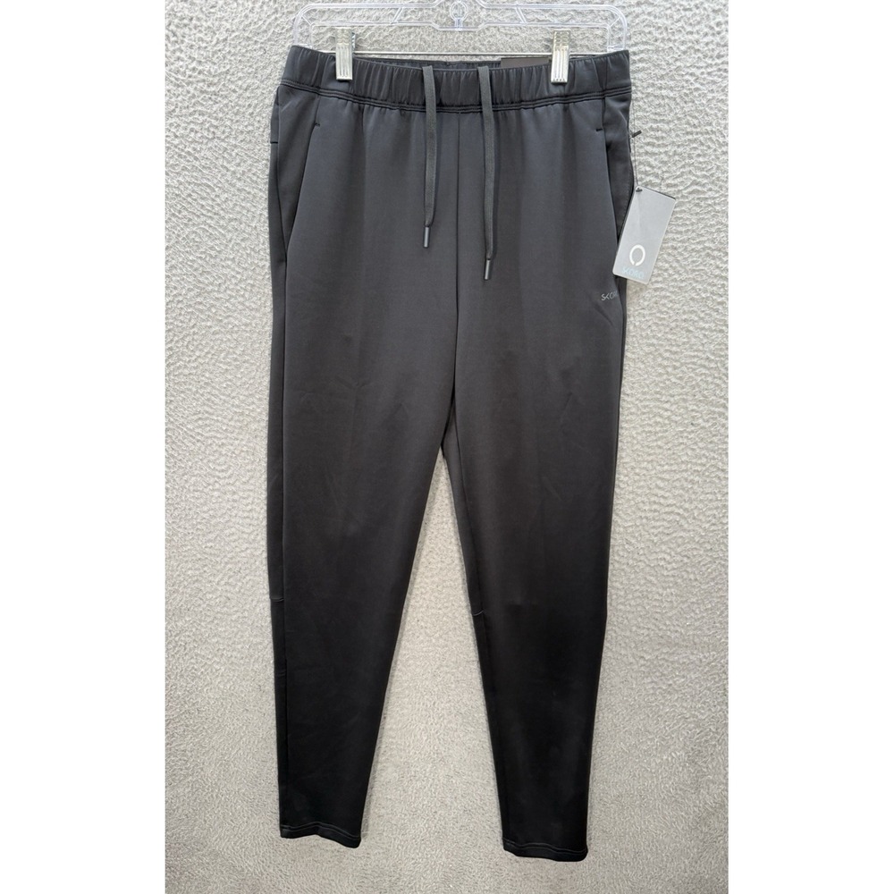 Skora Pants Mens Small Gray Joggers Taper Fit Qwick Dry Stretch Running Gym‎ NEW